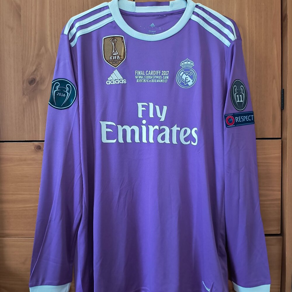 C. Ronaldo #7 Purple Real Madrid 2016/17 UCL Final away kit